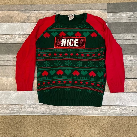 Cute Christmas sweater size 14-16 - Picture 1 of 5